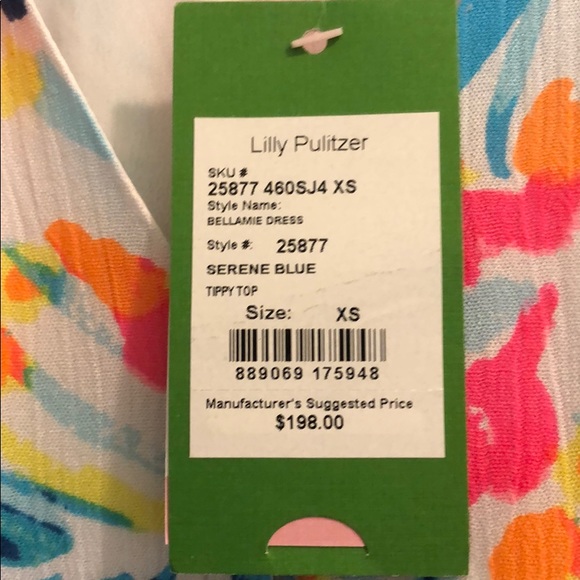 SOLD Lily Pulitzer Bellamie dress size XS - Picture 8 of 8